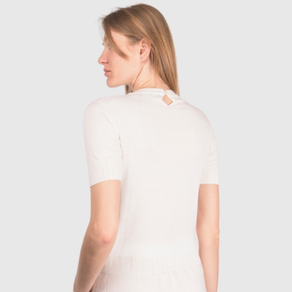 Picture of Silk knit t-shirt