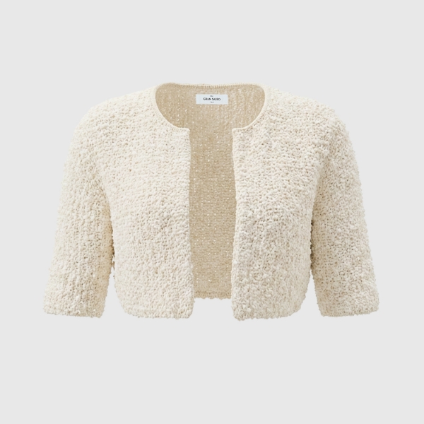 Picture of Pearl stitch short cardigan