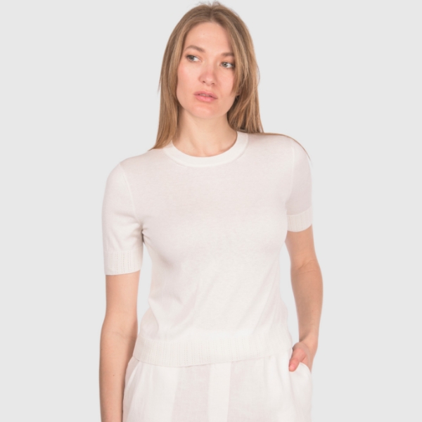 Picture of Silk knit t-shirt