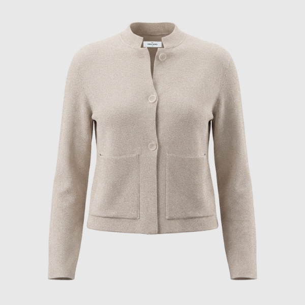 Picture of Patch pockets knit jacket
