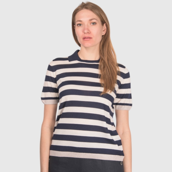 Immagine di Polo in maglia a righe