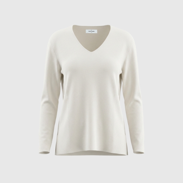 Picture of Full Milano stitch V neck