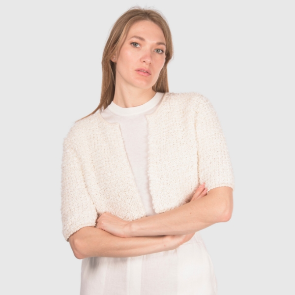 Picture of Pearl stitch short cardigan