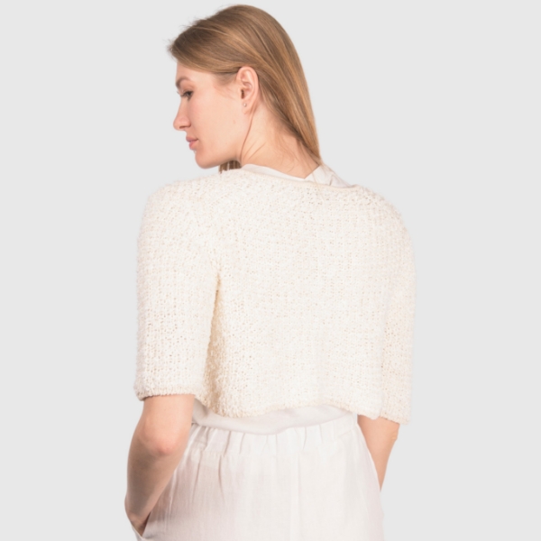 Picture of Pearl stitch short cardigan