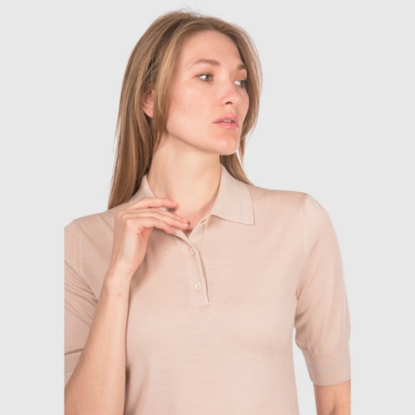 Immagine di Polo in maglia super tasmania