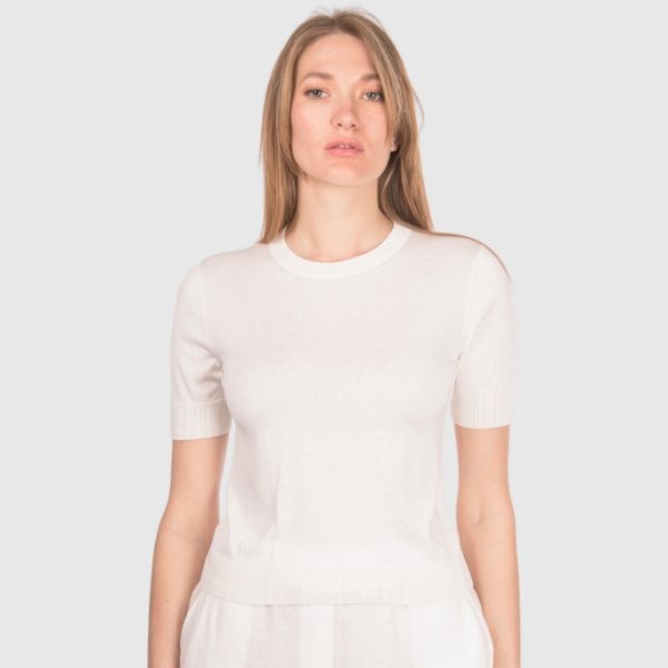 Picture of Silk knit t-shirt