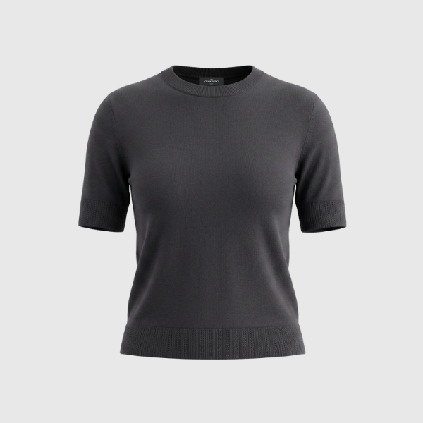 Immagine di T-shirt in maglia seta