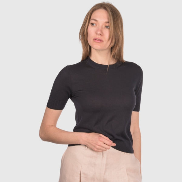 Immagine di T-shirt in maglia seta
