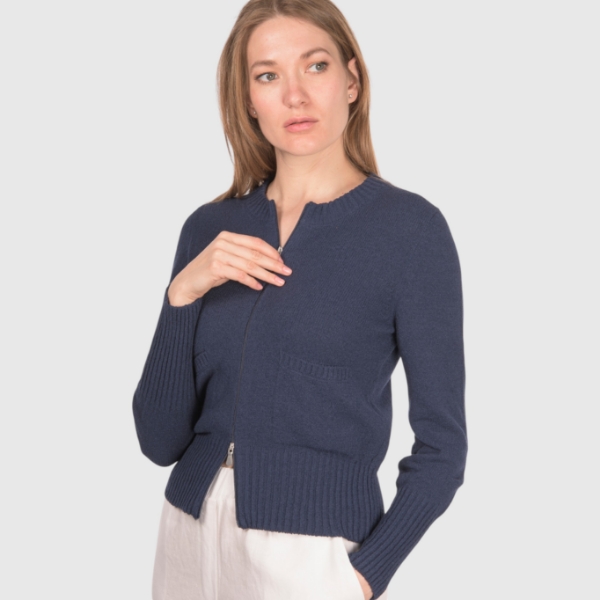 Picture of Bouclè knit bomber