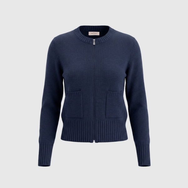 Picture of Bouclè knit bomber