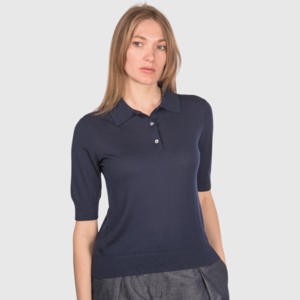 Immagine di Polo in maglia super tasmania