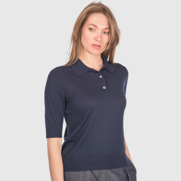 Immagine di Polo in maglia super tasmania