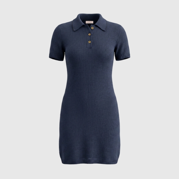 Picture of Bouclè knit dress