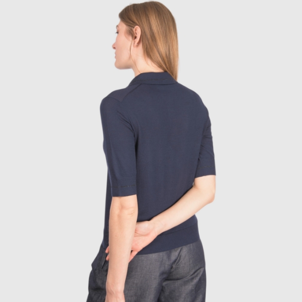Immagine di Polo in maglia super tasmania