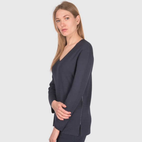 Picture of Full Milano stitch V neck