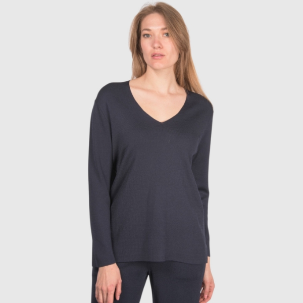 Picture of Full Milano stitch V neck