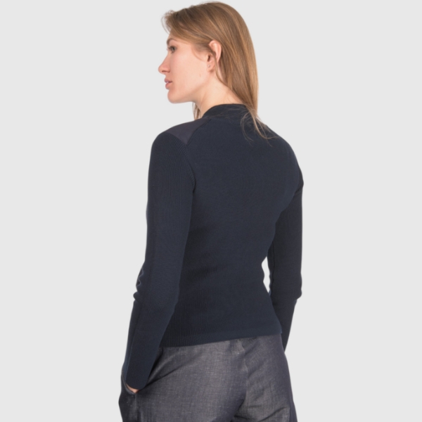 Picture of Pearl stitch zip bomber