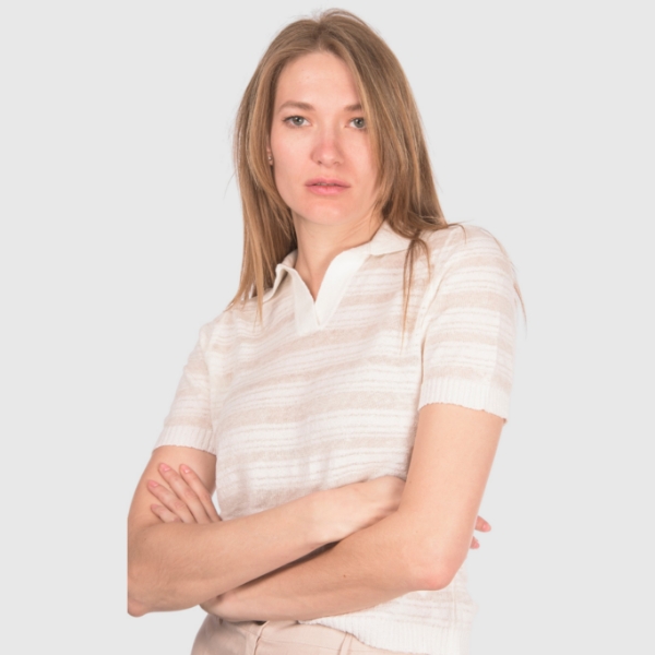 Immagine di Polo in maglia a righe