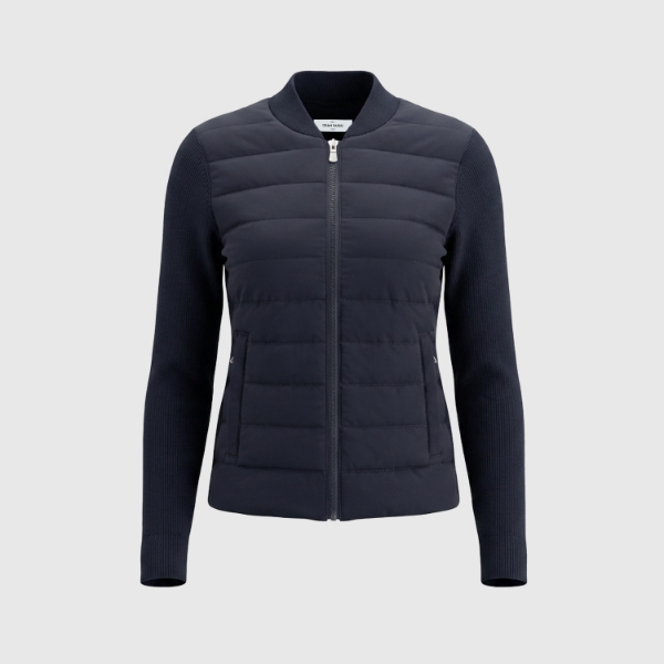 Picture of Pearl stitch zip bomber