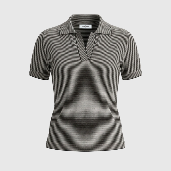 Immagine di Polo skipper in maglia a righe