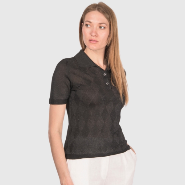 Immagine di Polo in maglia lurex