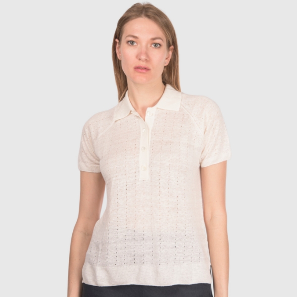 Immagine di Polo in maglia in lino