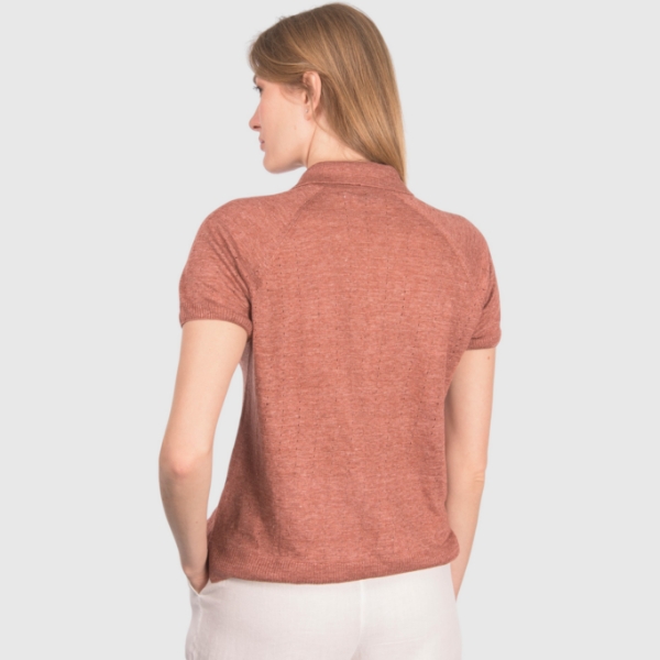 Immagine di Polo in maglia in lino