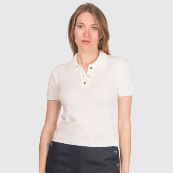 Immagine di Polo in maglia bouclè