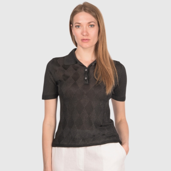 Immagine di Polo in maglia lurex