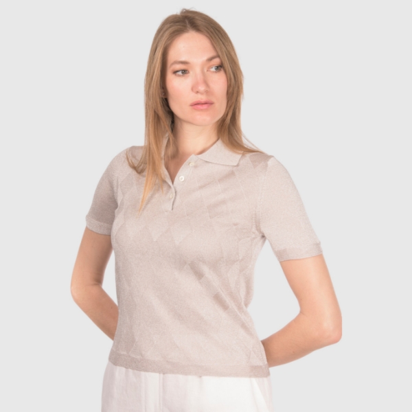 Immagine di Polo in maglia lurex