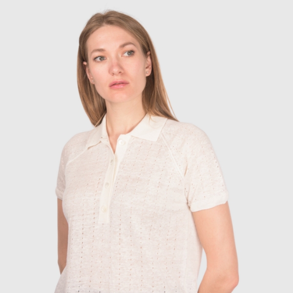 Immagine di Polo in maglia in lino
