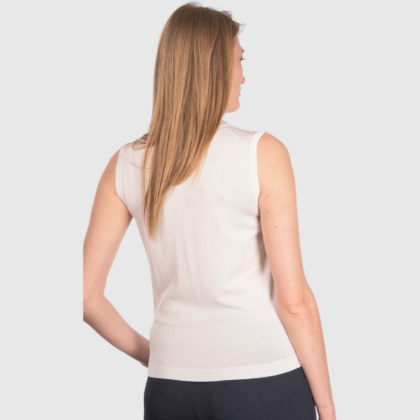 Picture of Sleeveless knit polo