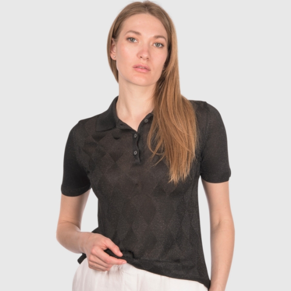 Immagine di Polo in maglia lurex