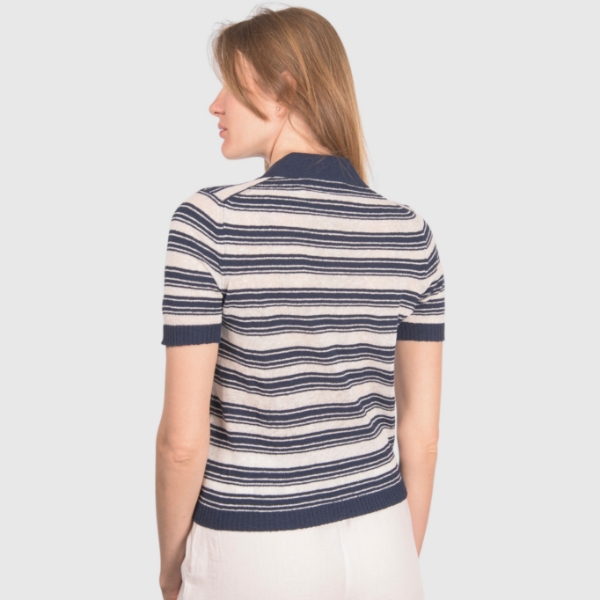 Picture of Striped knit polo