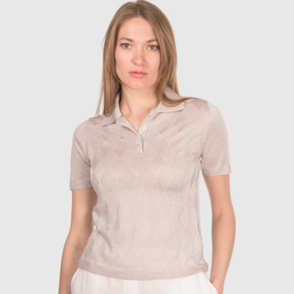 Immagine di Polo in maglia lurex