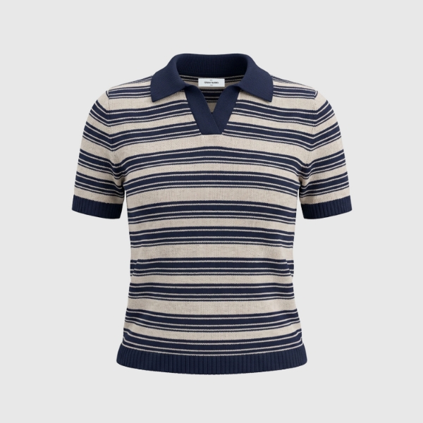 Picture of Striped knit polo