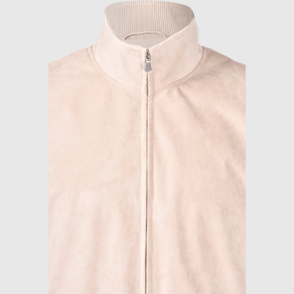 Picture of Alcantara and organic cotton gilet