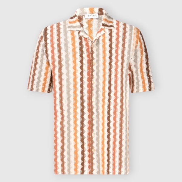 Picture of Ethnic-pattern jersey shirt