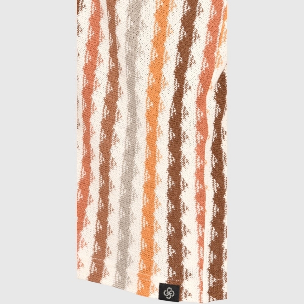 Picture of Ethnic-pattern jersey shirt