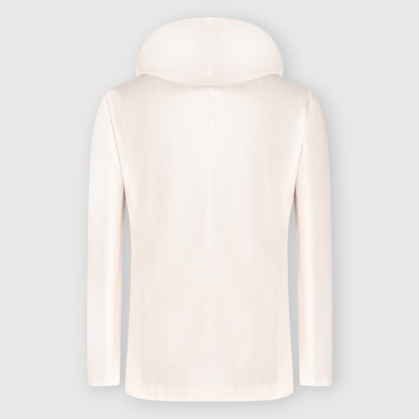 Picture of Pinstripe hooded jacket