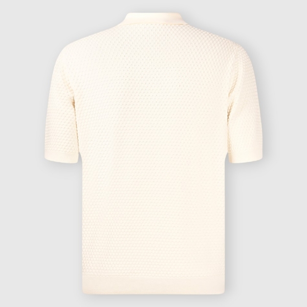 Immagine di Polo skipper in maglia punto popcorn