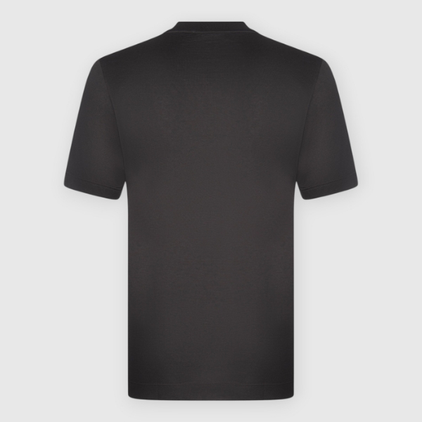 Immagine di T-shirt jersey in seta e cotone