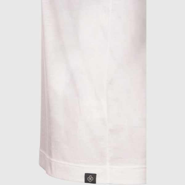 Immagine di T-shirt jersey in seta e cotone