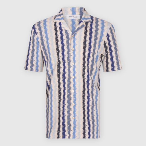Picture of Ethnic-pattern jersey shirt