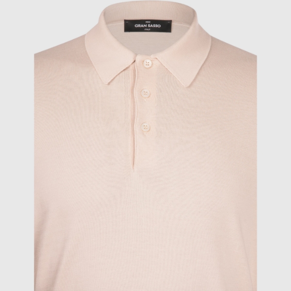 Picture of Long sleeve suvin knit polo