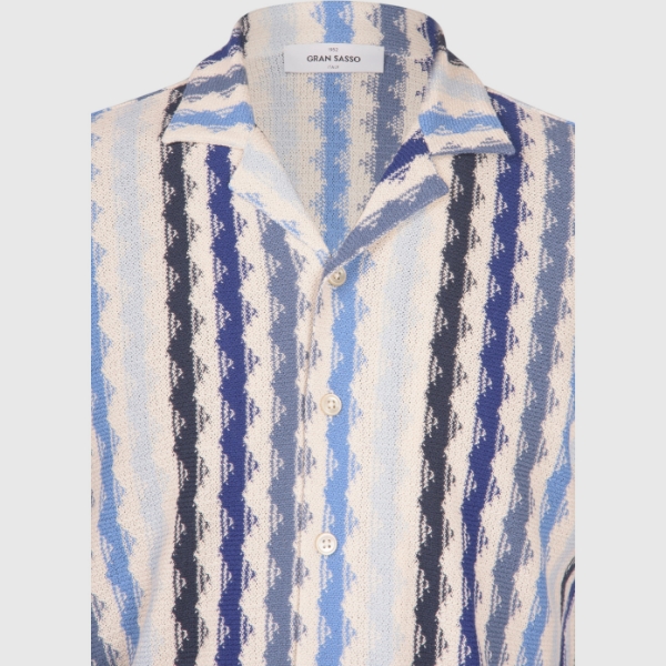 Picture of Ethnic-pattern jersey shirt