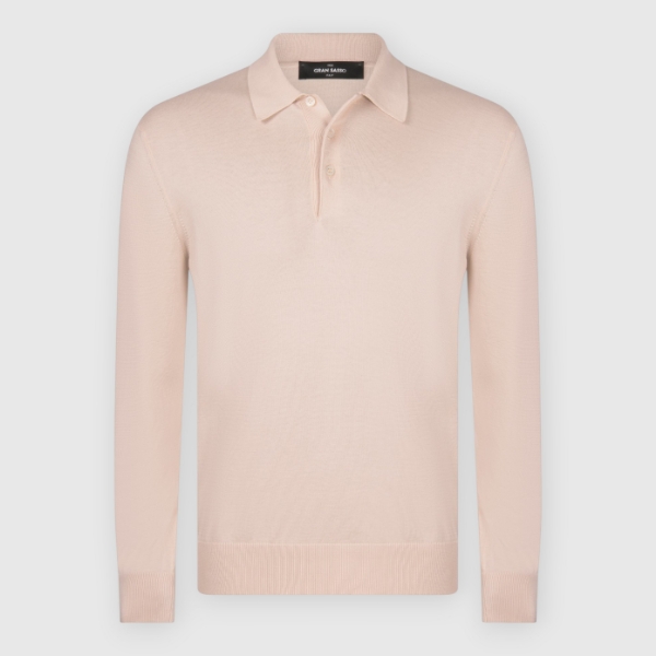 Picture of Long sleeve suvin knit polo