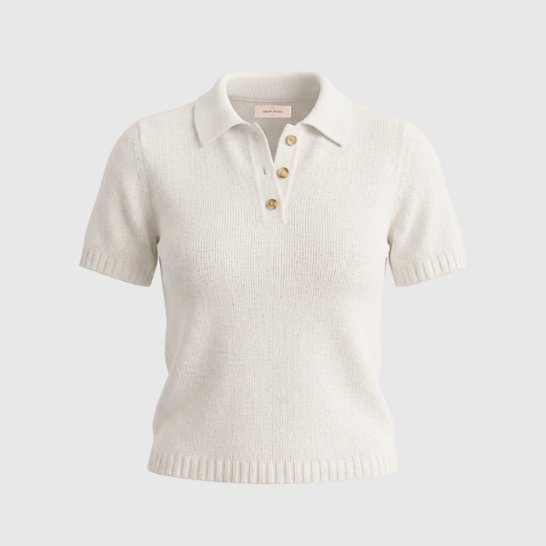 Immagine di Polo in maglia bouclè