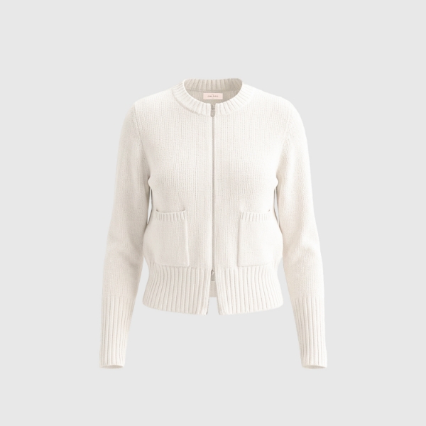 Picture of Bouclè knit bomber