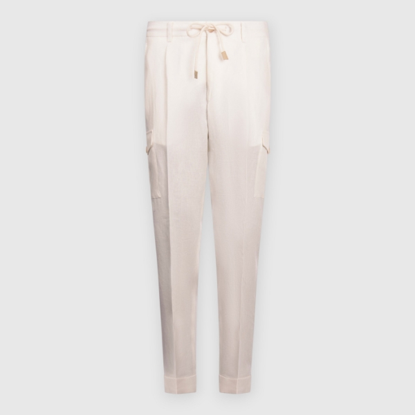 Immagine di Pantaloni in lino cargo